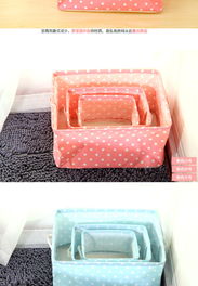 波點(diǎn)帆布收納籃 簡約田園風(fēng)，點(diǎn)亮家居收納新靈感